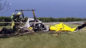 Sydney Robinson R44 Explodes on Impact